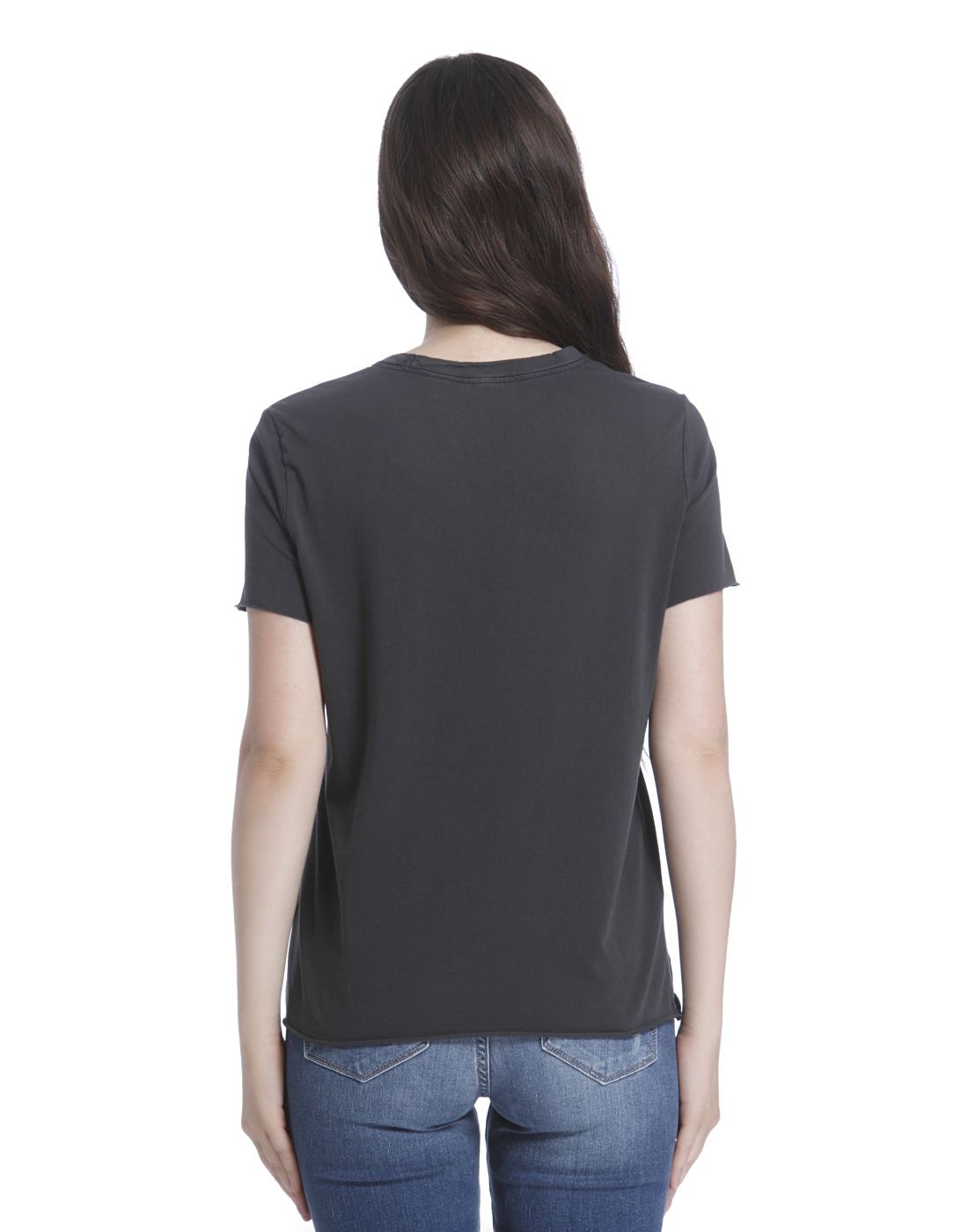 Only Women Casual Wear Chest Print T-Shirt